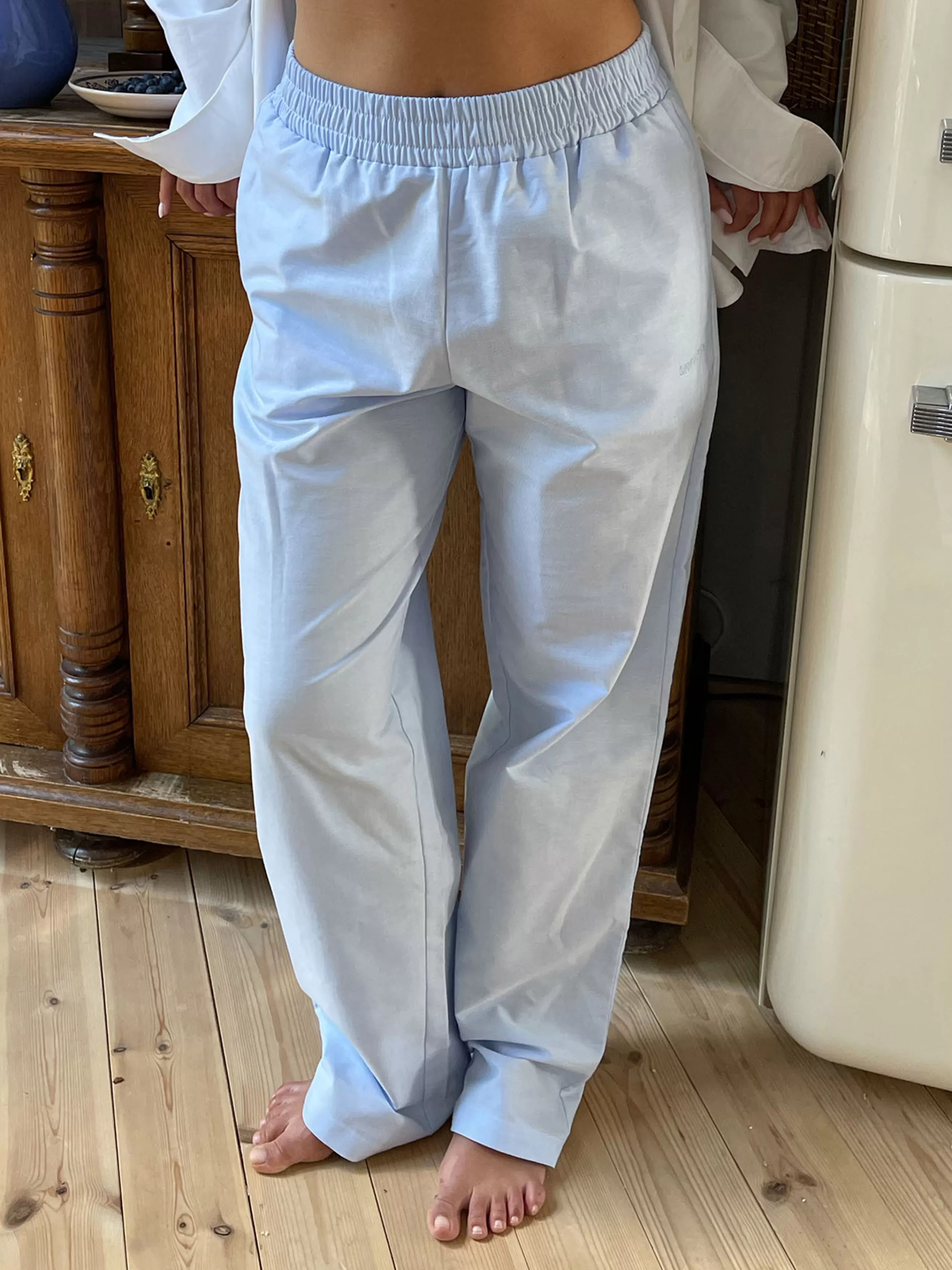 Shop Breezy Pants Blue Pants & Jeans