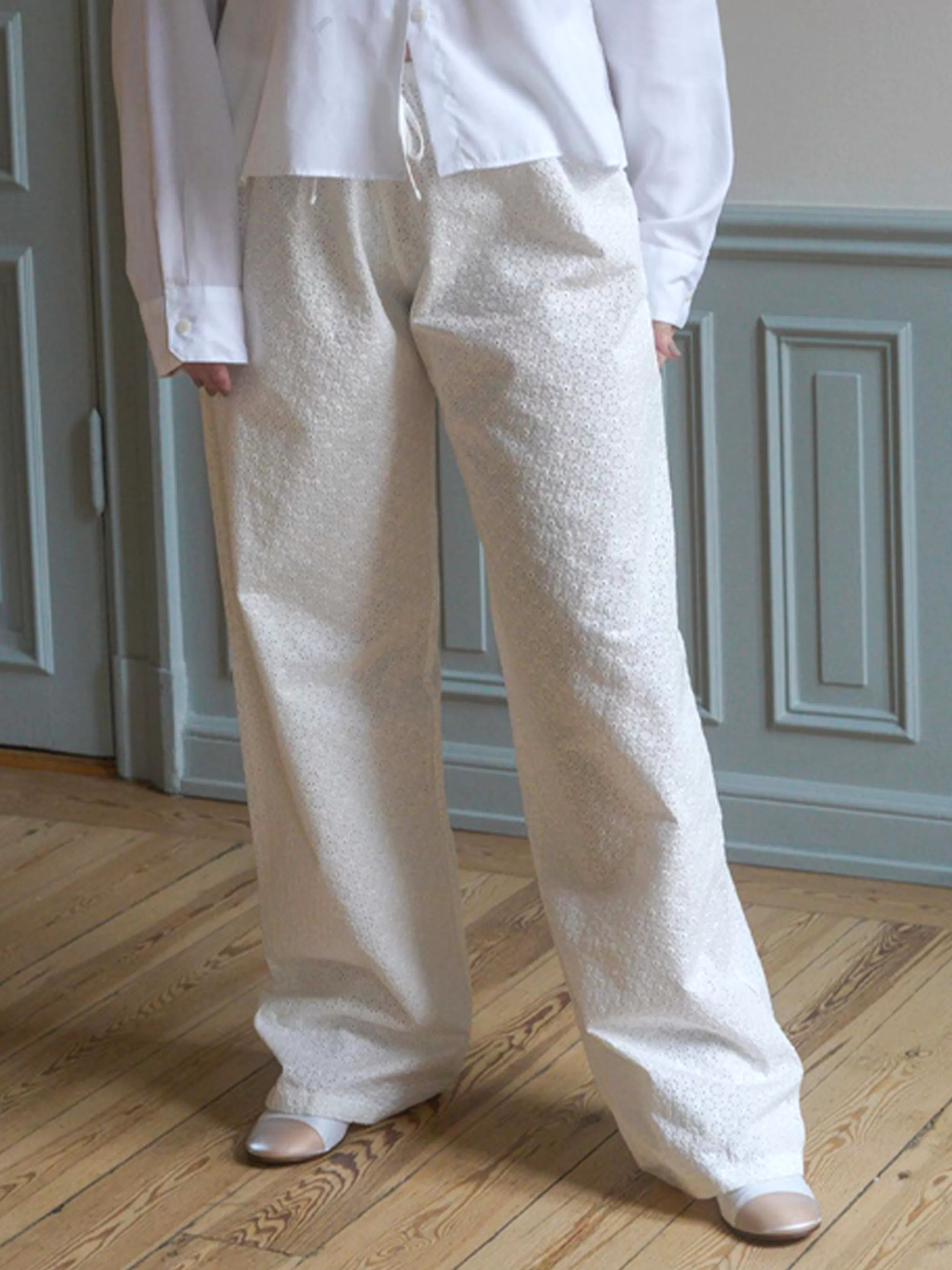 Clearance Broderie Pants Tall Pants & Jeans