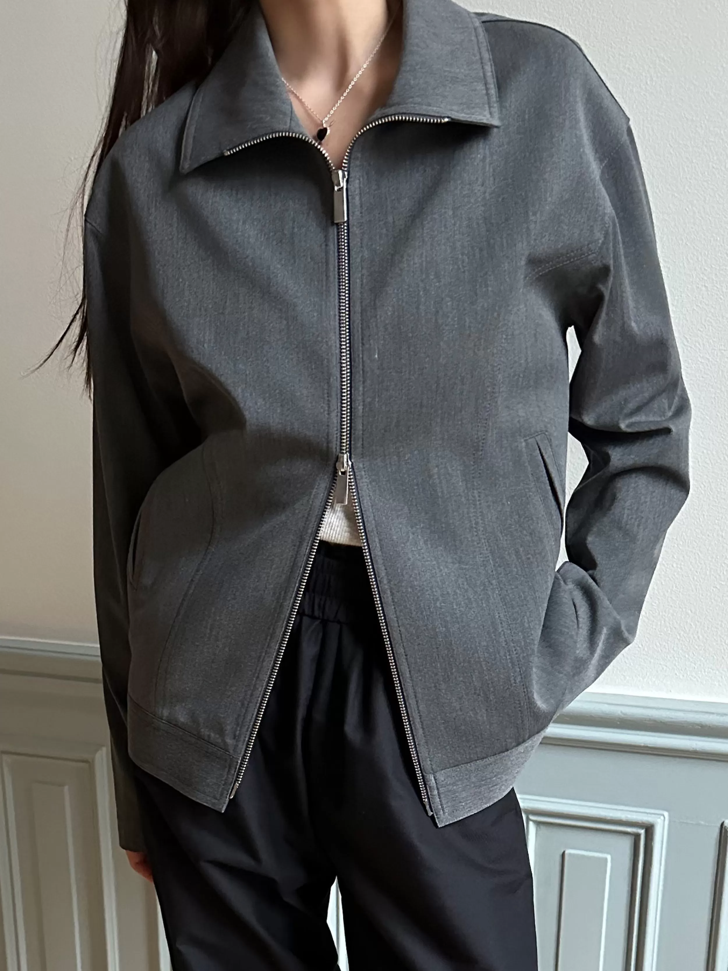 daily_tshirt_grey_melange_8.webp Cheap Daily T-shirt Grey Melange Shirts & Tops