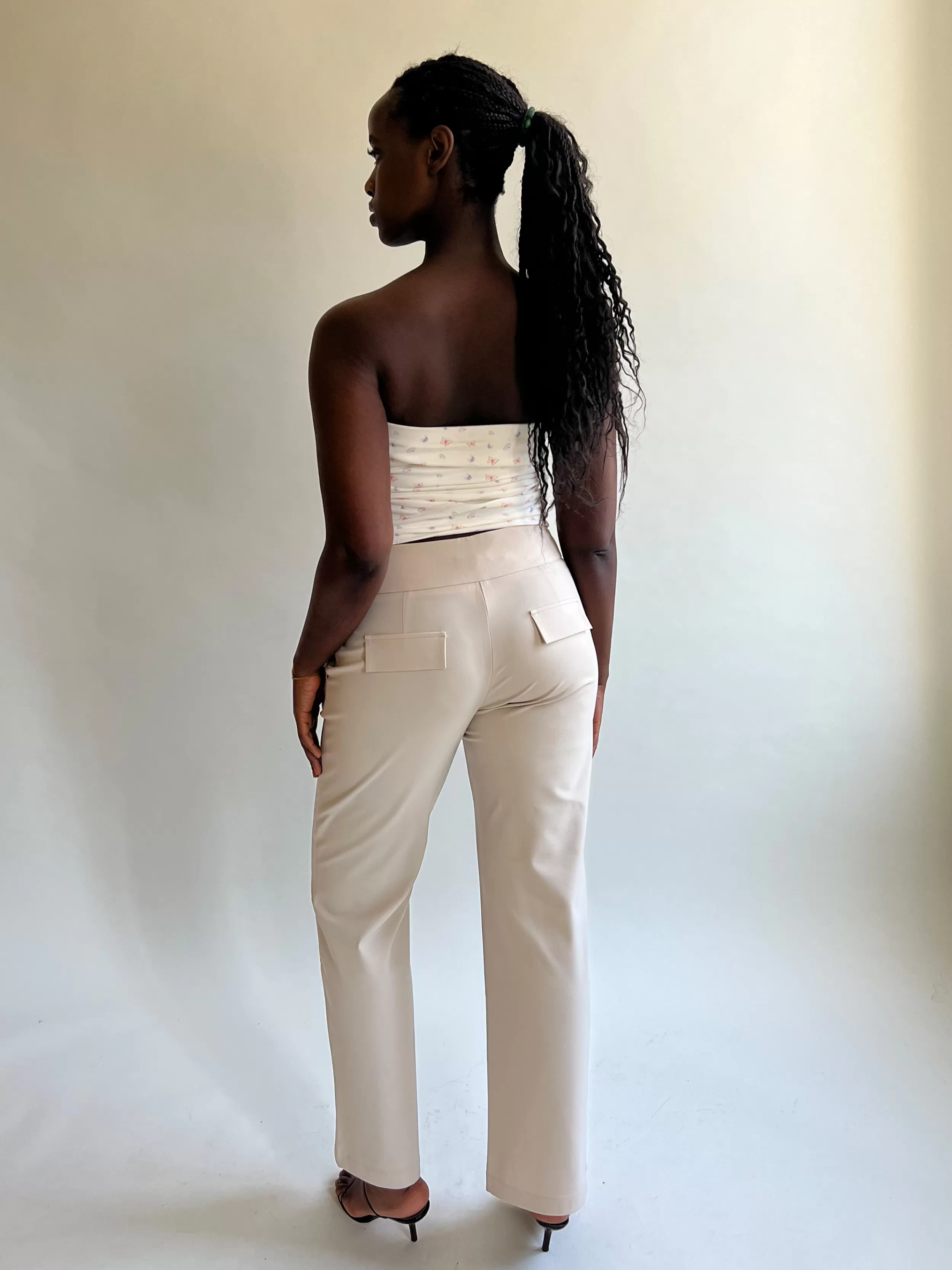 Outlet Day-to-day Pants Cream Pants & Jeans