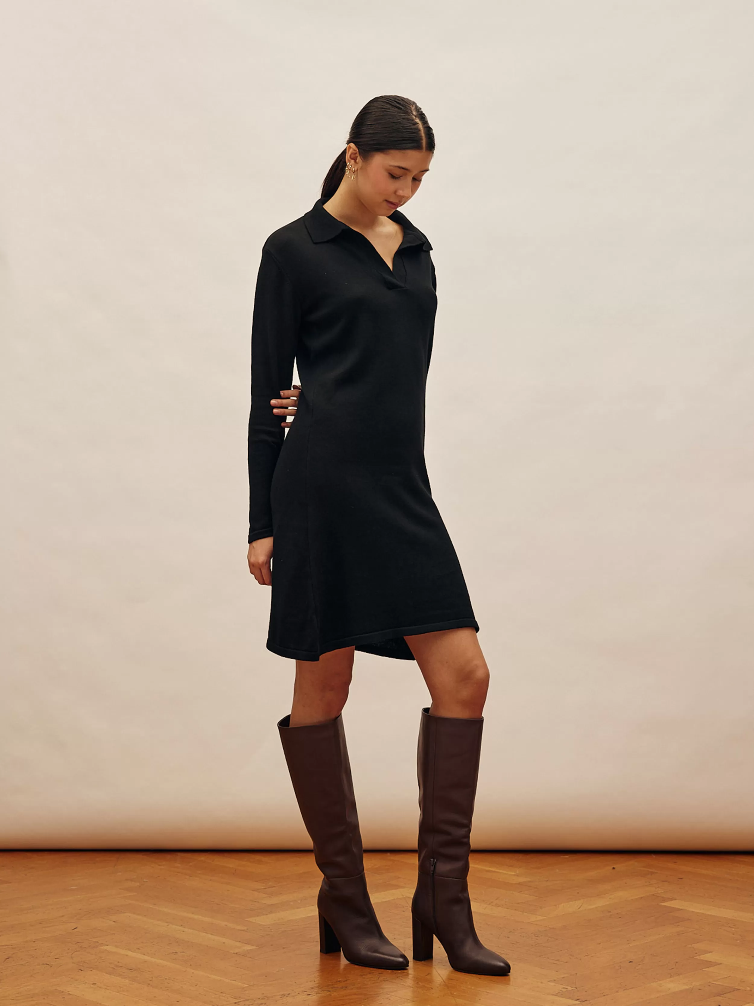 Best Sale Getaway Dress Black - Tall Dresses | Knitwear