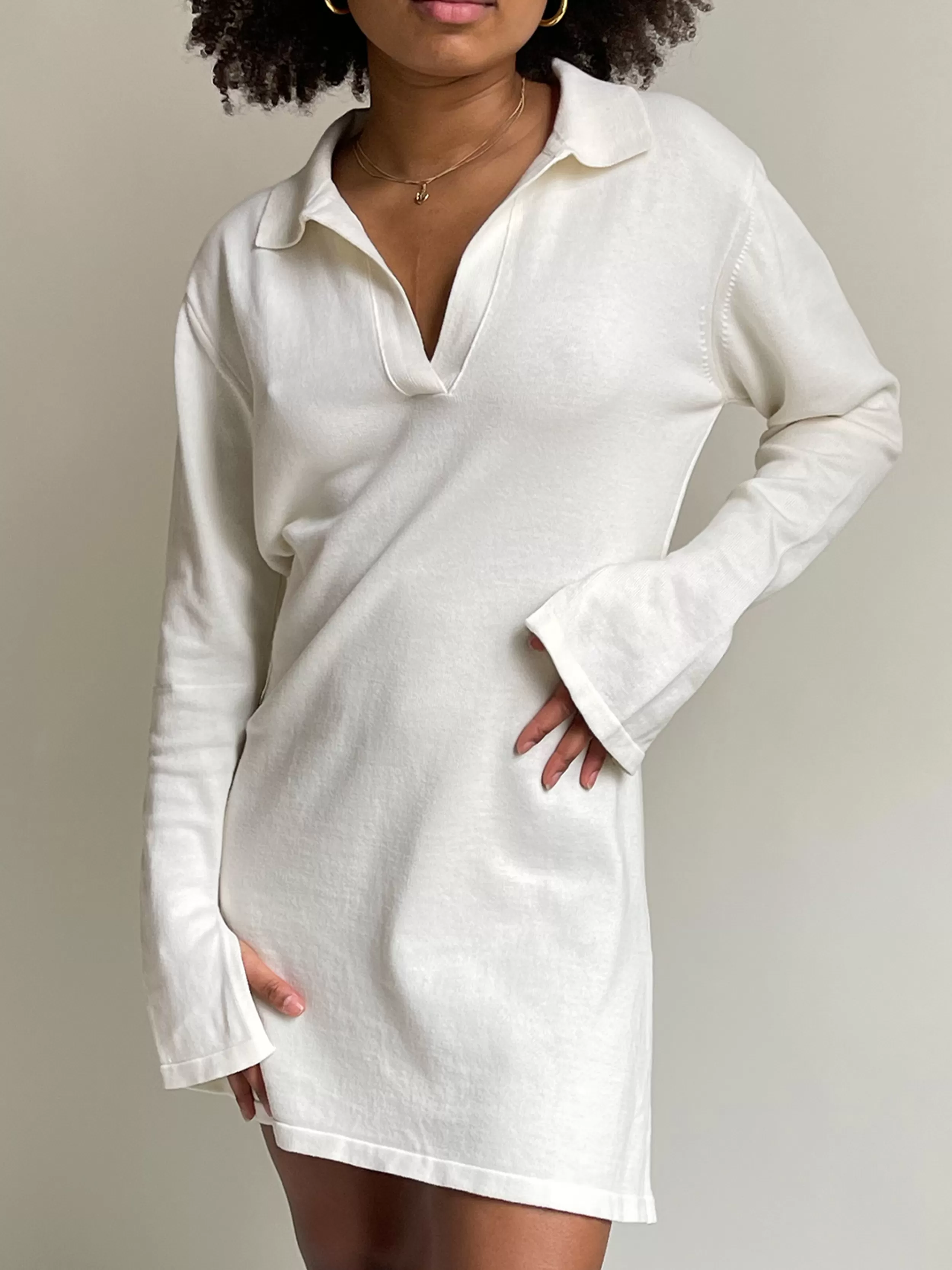 Cheap Getaway Dress Cream Dresses | Knitwear