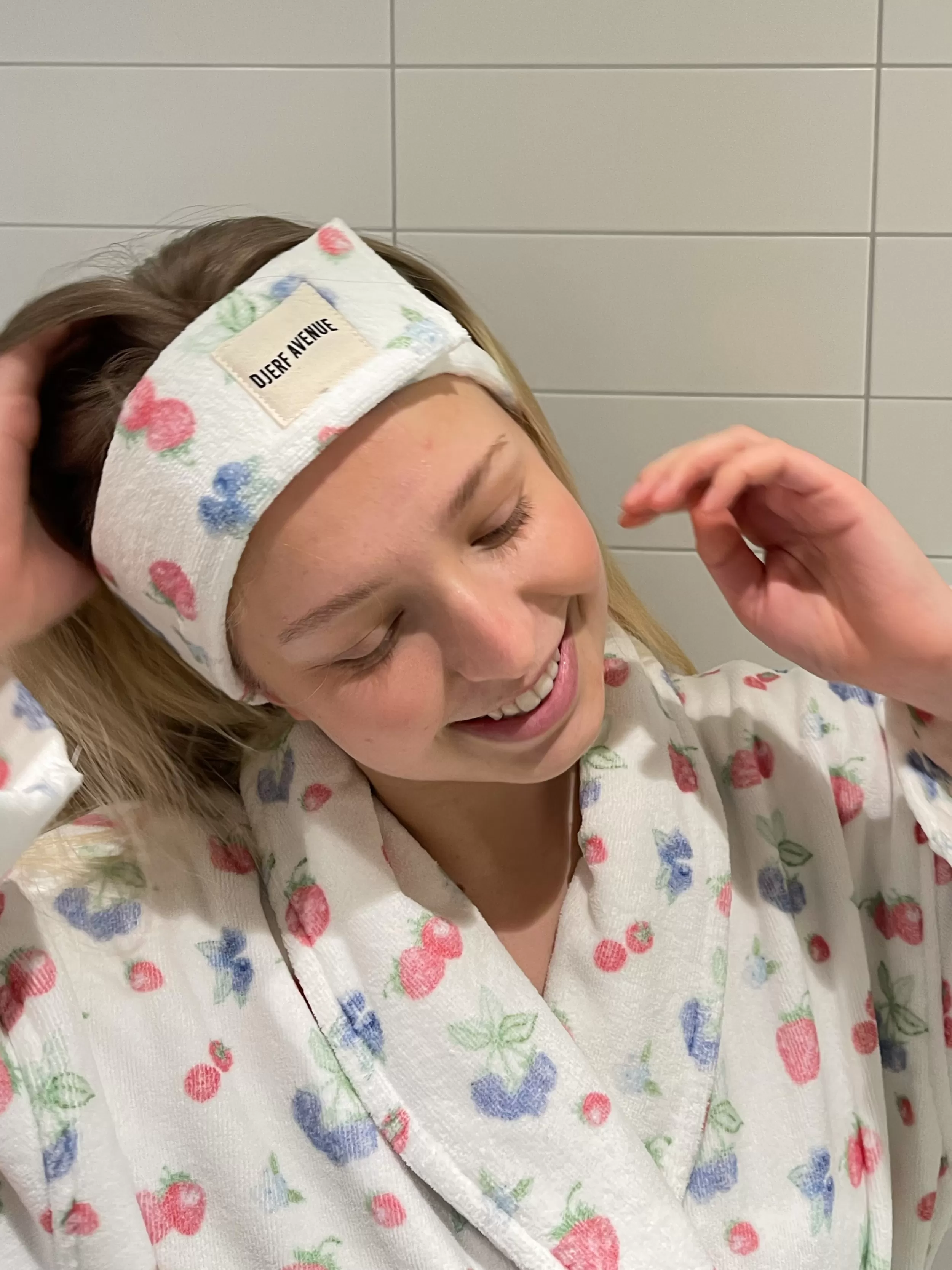 Online Terry Headband Summer Berries Loungewear Accessories