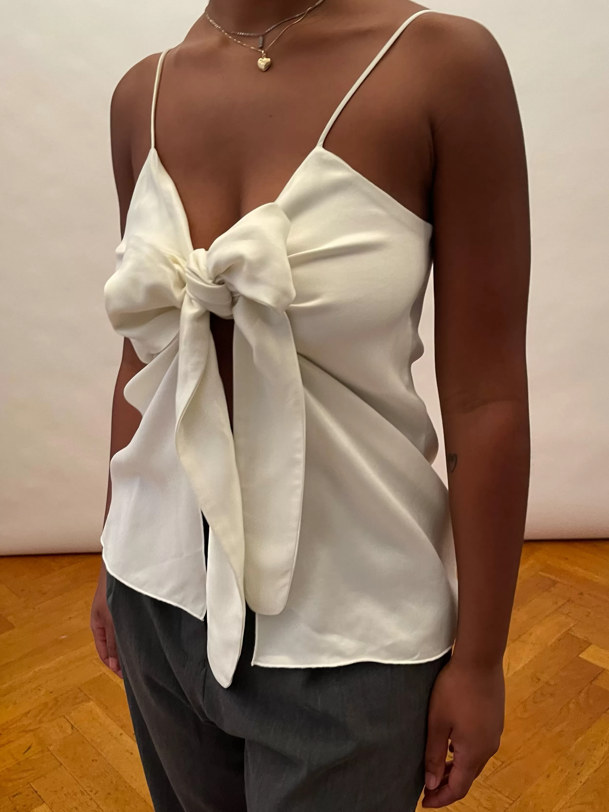 Shop Tie Tank Top Cloud Shirts & Tops